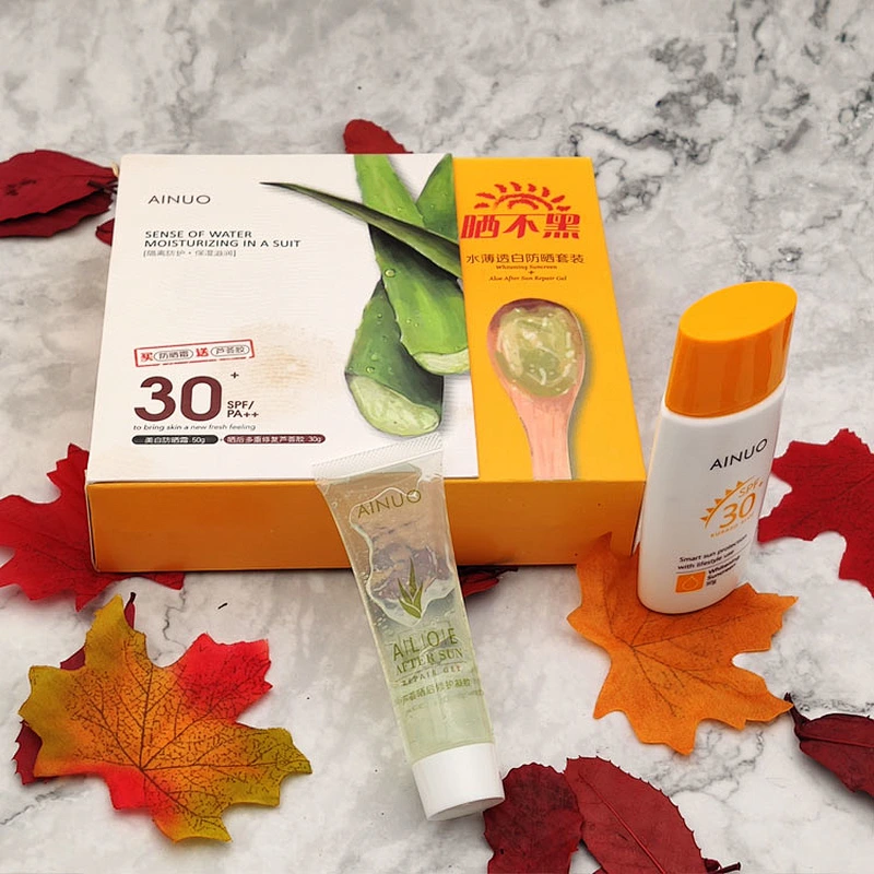 Skin Care Natural Face Cream Lotion Skin Whitening Vitamin C Sunscreen