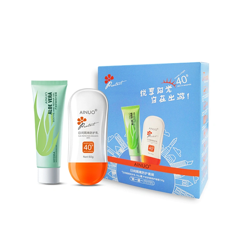 Natural Aloe Vera Gel And Travel Sunscreen Wholesale Whitening Private Label Sunscreen 50 Lotion