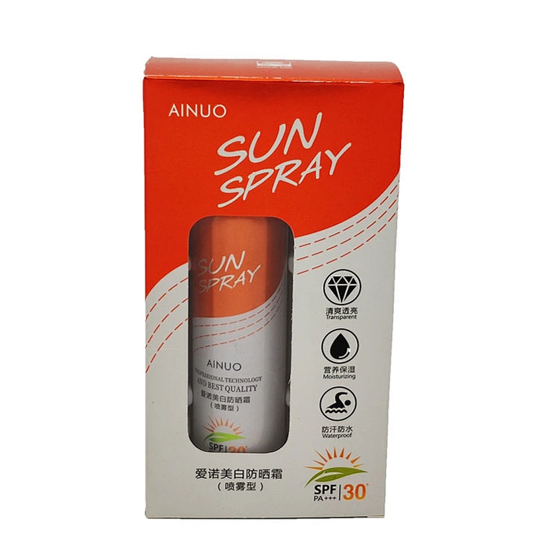 Spf 30 Sunscreen Travel Size Outdoor Waterproof Sunscreen Spray Wholesale