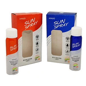 Colorful Sunscreen Cream Spf 25 Private Label  Water Based Sunscreen Spray