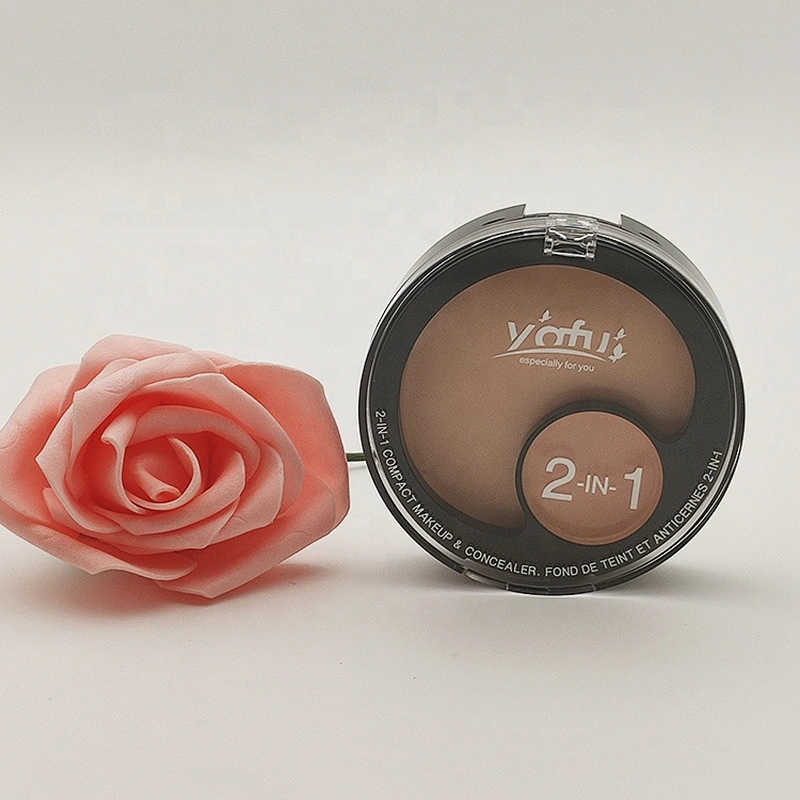 Powder Compact Makeup Foundation Pallet Oem Private Label Compact Make Up Powder