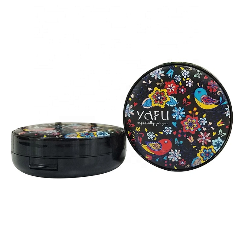 Pressed Powder Compact With Mirror Luxury Powder Makeup Compact