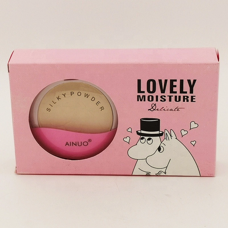 Face Powder Makeupprofessional Cosmetics Lasting Double-Deck Powder Setting Waterproof Makeup