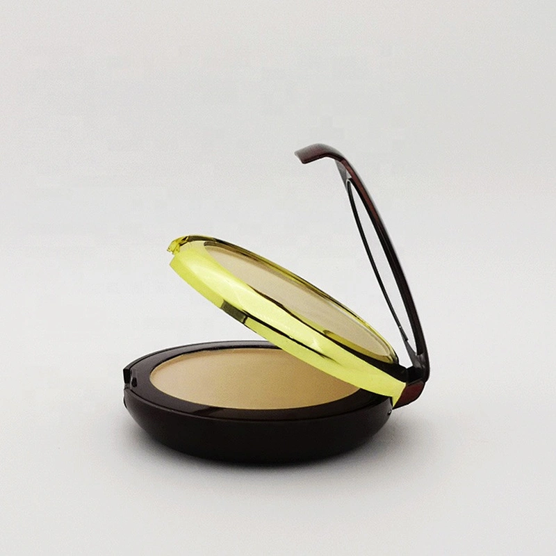 Compact Powder Private Logo Double Layer Organic Cosmetic Shining Moisturizing Compact Powder