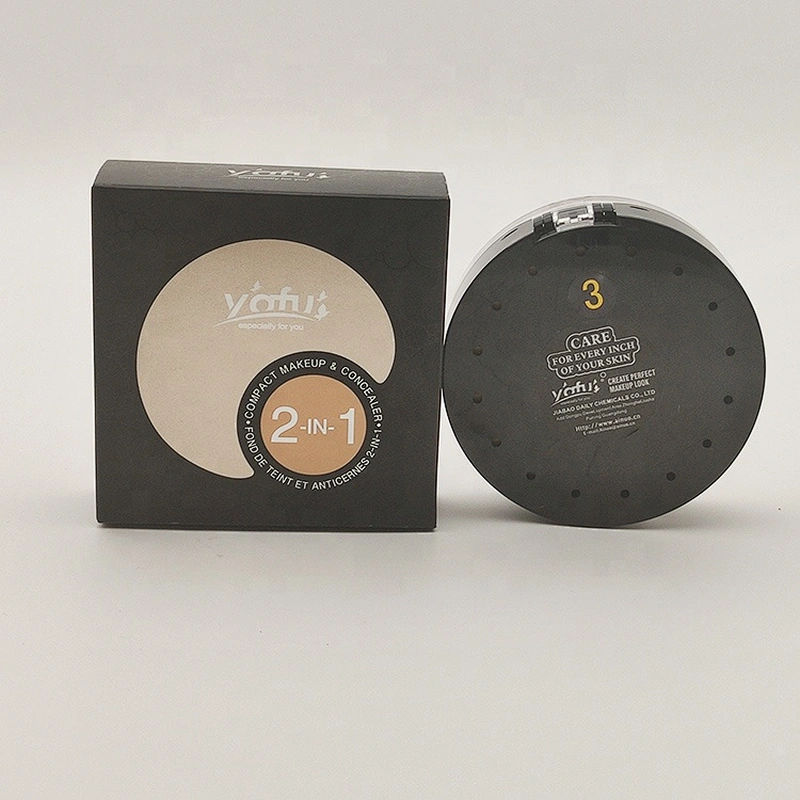Powder Compact Makeup Foundation Pallet Oem Private Label Compact Make Up Powder