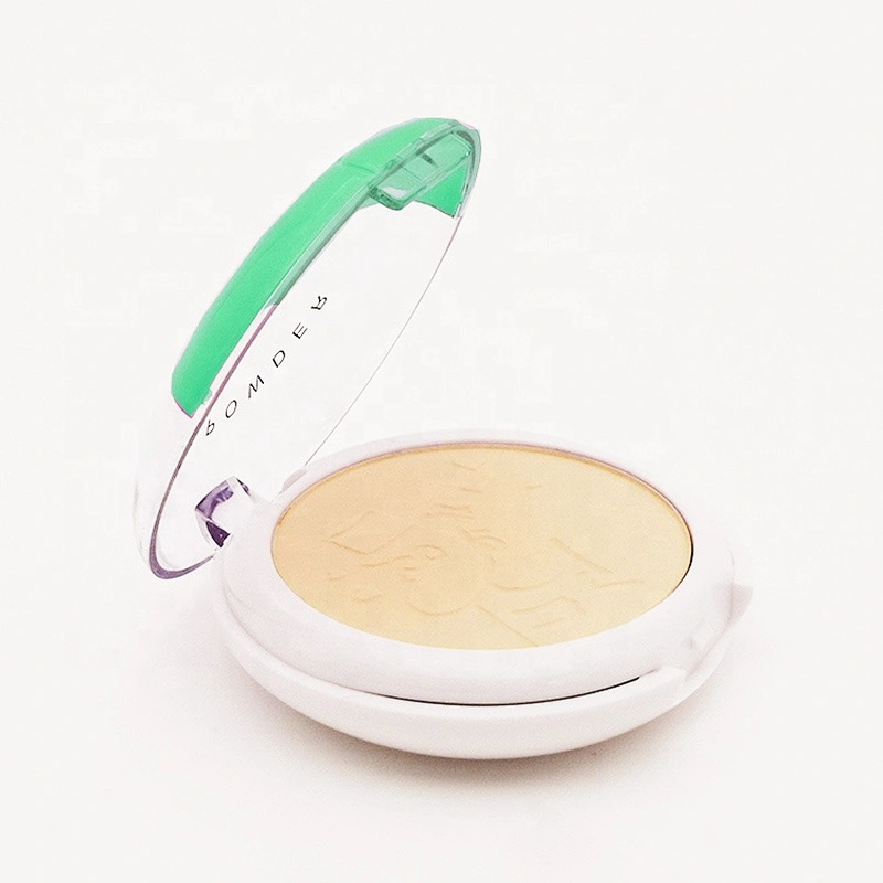 Round Luxury Waterproof Wet Makeup Compact Fixer Powder Control Oil And Fix Personalized Makeup Powder