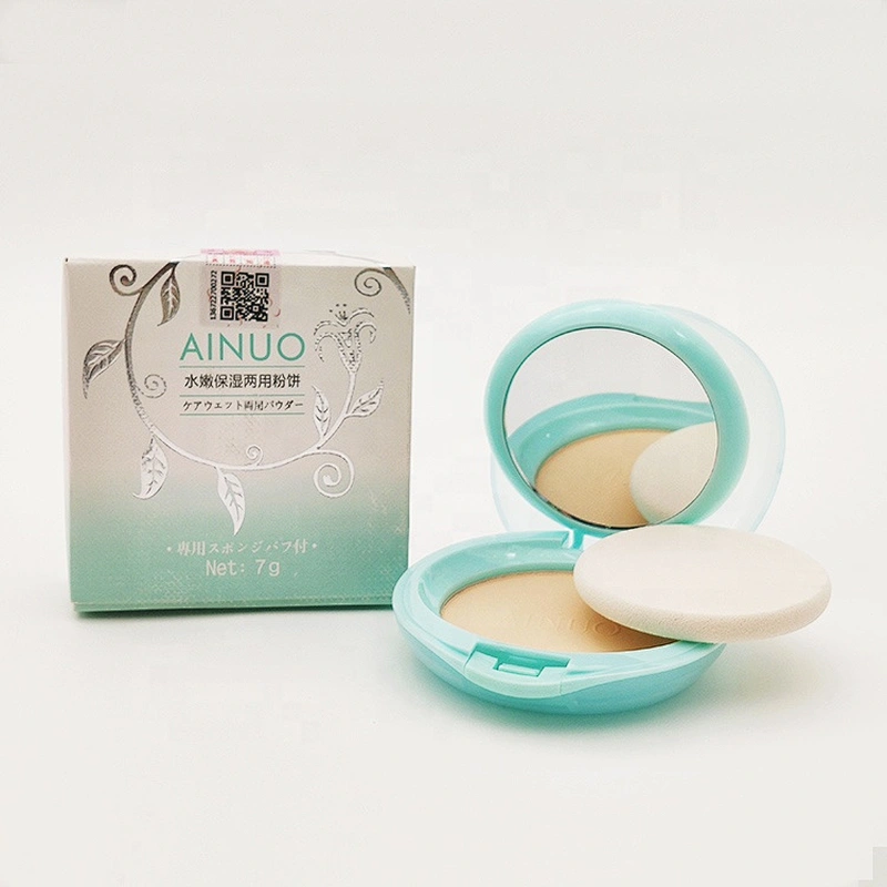 Private Label Powder Makeup Foundation Luxury Compact Make Up  Powder Face