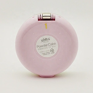 Pink Face Powder Makeup Logo Label Foundation Compact