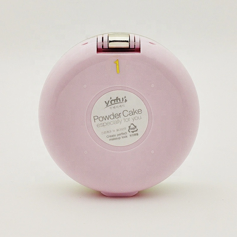 Pink Face Powder Makeup Logo Label Foundation Compact