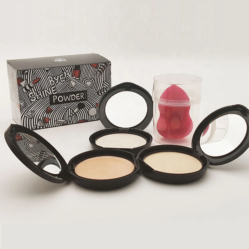 Private Label Cosmetic Makeup Setting Powder Shining Compact Powder Makeup Face