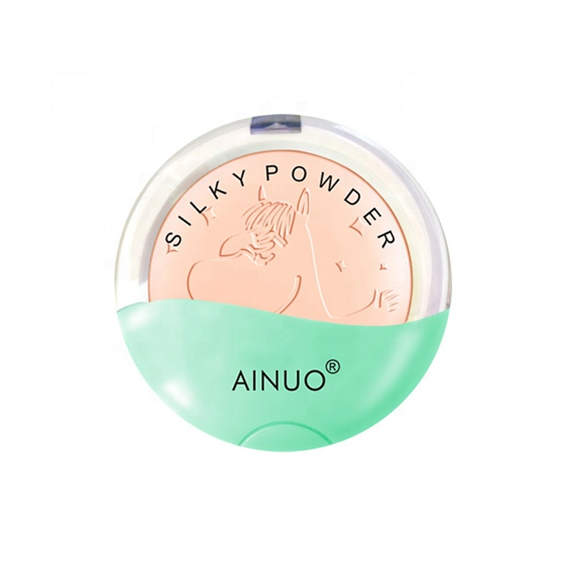 Round Luxury Waterproof Wet Makeup Compact Fixer Powder Control Oil And Fix Personalized Makeup Powder