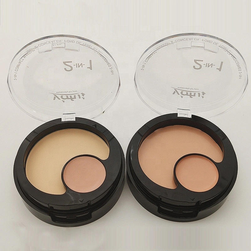 Powder Compact Makeup Foundation Pallet Oem Private Label Compact Make Up Powder