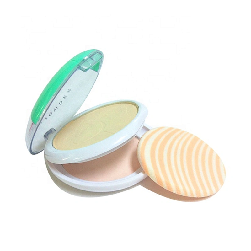 Round Luxury Waterproof Wet Makeup Compact Fixer Powder Control Oil And Fix Personalized Makeup Powder