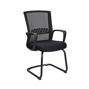 Swivel Style Mesh Chairs China Fixed Armrest Modern Mesh Fabric Ergonomic Office Mesh Visitor Chair