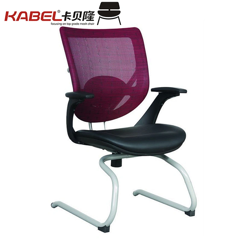 China Office Furniture Middle Back Swivel Mesh Conference Office Metal Frame Office Visitor Chair