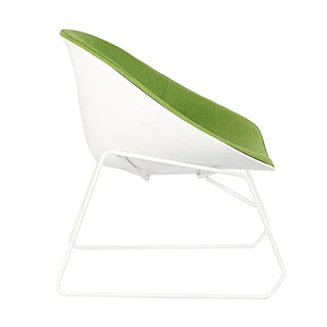 Good Quality Plastic Cushion Seat Coffee Shop Chair,Reception Room Leisure Chair