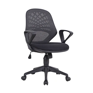 Anji Mid Medium Back Support Cushion Cheap Swivel Office Chair
