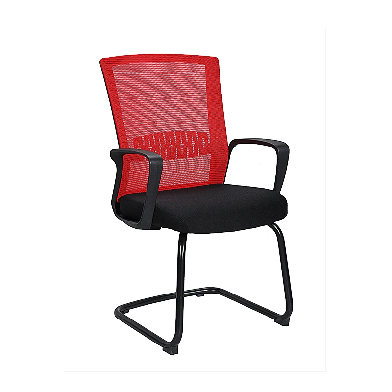 Swivel Style Mesh Chairs China Fixed Armrest Modern Mesh Fabric Ergonomic Office Mesh Visitor Chair