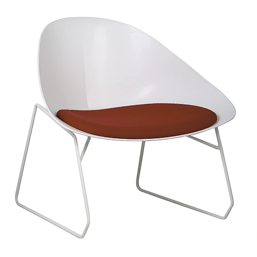 Nordic Europe Hotel Modern Comfort Leisure Plastic Chair for Coffee Shop