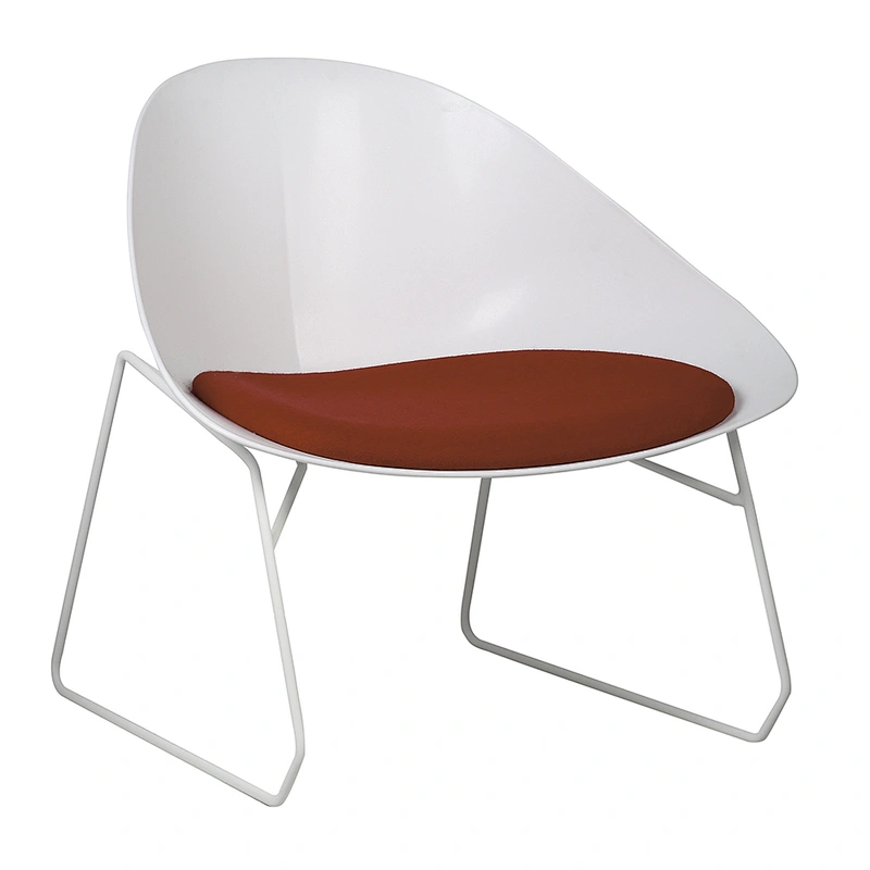 Nordic Europe Hotel Modern Comfort Leisure Plastic Chair for Coffee Shop