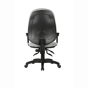 High Back Pewter Fabric Ergonomic Task Chair, Eurotech Seating