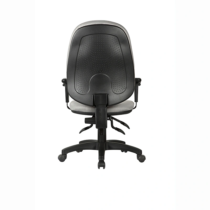 High Back Pewter Fabric Ergonomic Task Chair, Eurotech Seating