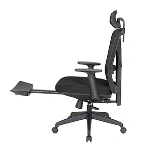 Bifma standard Armrest adjustable Ergonomic High Back office chair with footrest