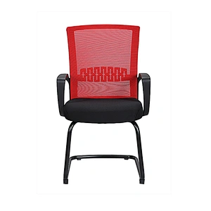 Swivel Style Mesh Chairs China Fixed Armrest Modern Mesh Fabric Ergonomic Office Mesh Visitor Chair