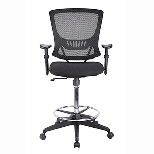 china supplies lumbar support adjustable armrest swivel drafting chair office chair with footrest