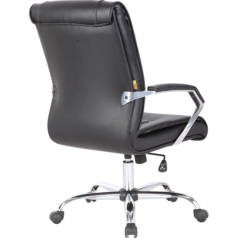 Style Black Ergonomic PU Leather Computer Desk Task Swivel Office Ergonomic Home Chair