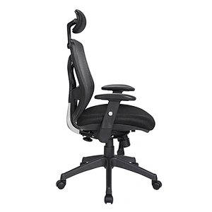 Furniture Mid-Back Black Mesh Task Office  Chair with Adjustable Arms
