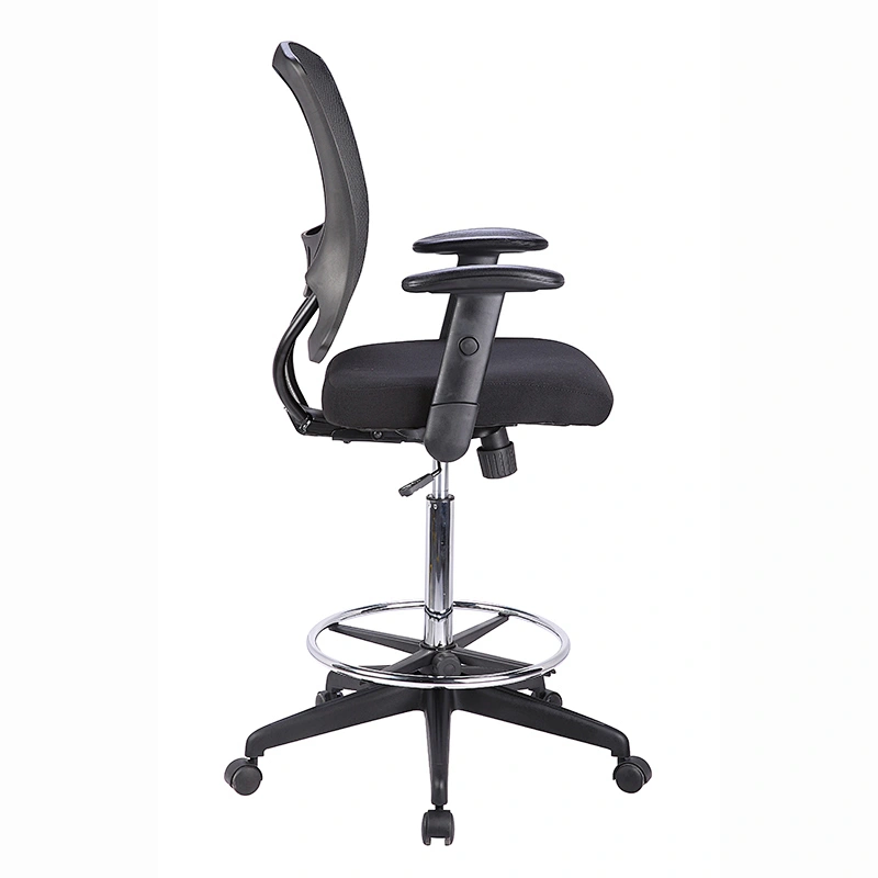 china supplies lumbar support adjustable armrest swivel drafting chair office chair with footrest