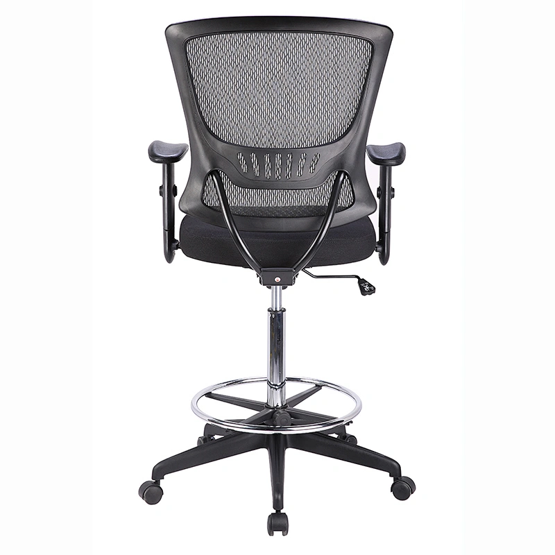 china supplies lumbar support adjustable armrest swivel drafting chair office chair with footrest