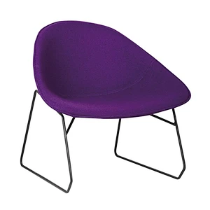 Fashion Furniture Leisure Lounge Chair Designer Sofa Aluminum Base