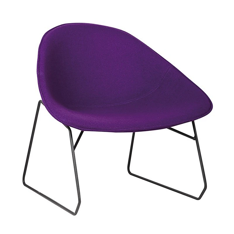 Fashion Furniture Leisure Lounge Chair Designer Sofa Aluminum Base