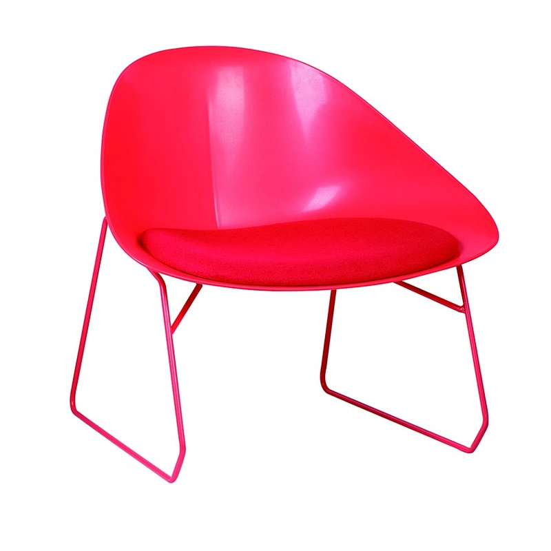 Nordic Europe Hotel Modern Comfort Leisure Plastic Chair for Coffee Shop