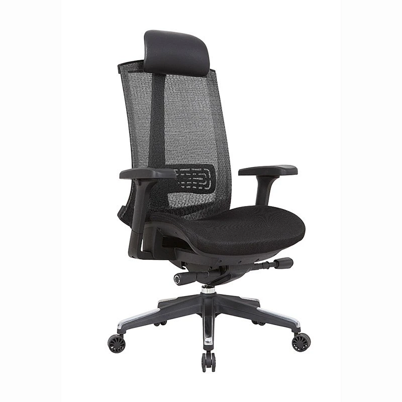 High-back Desk Chair Racing Style with Lumbar Support - Height Adjustable Seat,Headrest- Breathable Mesh Back,Foam Seat cushion