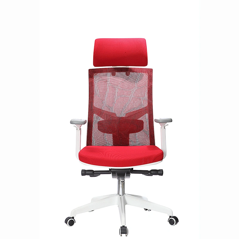 china sullpier headrest arm adjustable multifunction mechanism white luxury office chair up and down high back chair