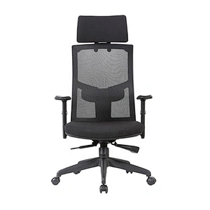 Ergonomic High Back Adjustable Swivel office Chair, Black Desk Mesh Office Chair with Armrest