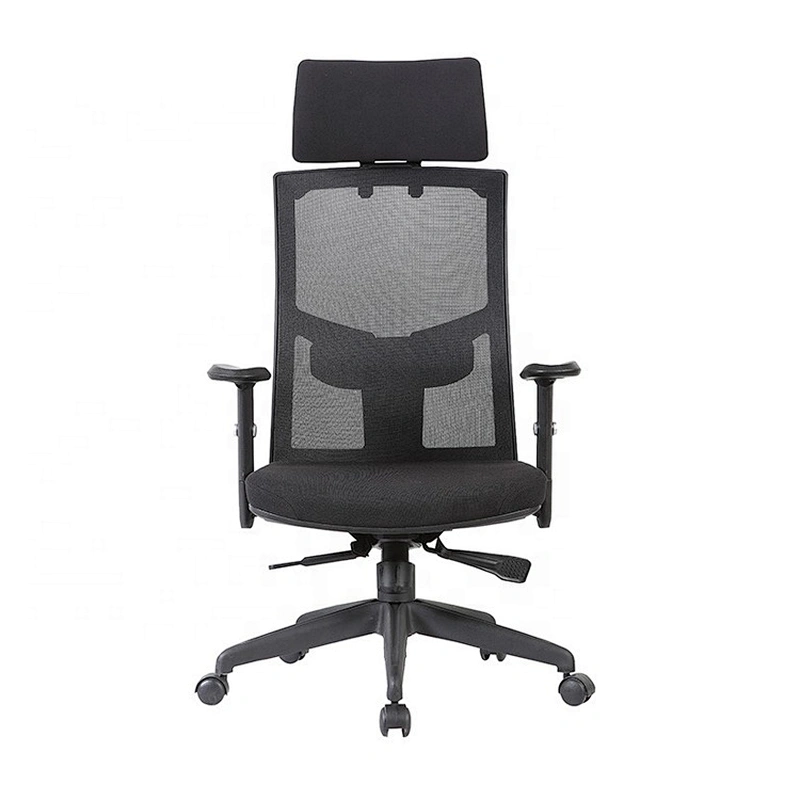 Ergonomic High Back Adjustable Swivel office Chair, Black Desk Mesh Office Chair with Armrest
