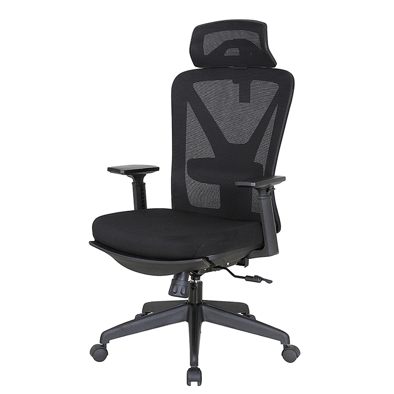 Bifma standard Armrest adjustable Ergonomic High Back office chair with footrest
