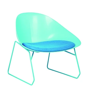 Nordic Europe Hotel Modern Comfort Leisure Plastic Chair for Coffee Shop