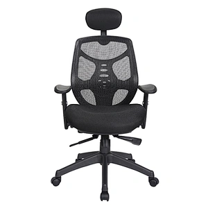 Furniture Mid-Back Black Mesh Task Office  Chair with Adjustable Arms