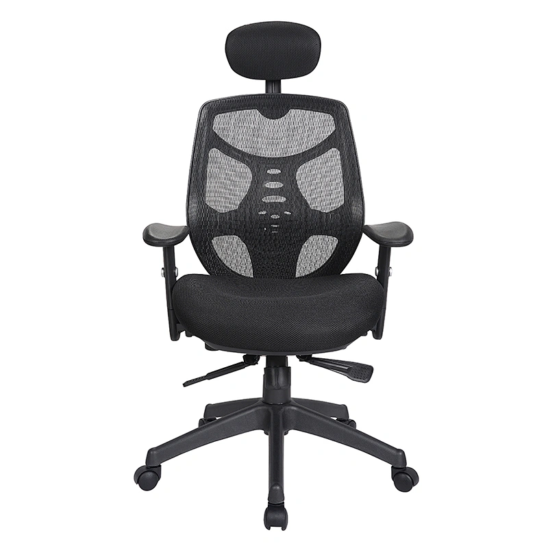 Furniture Mid-Back Black Mesh Task Office  Chair with Adjustable Arms