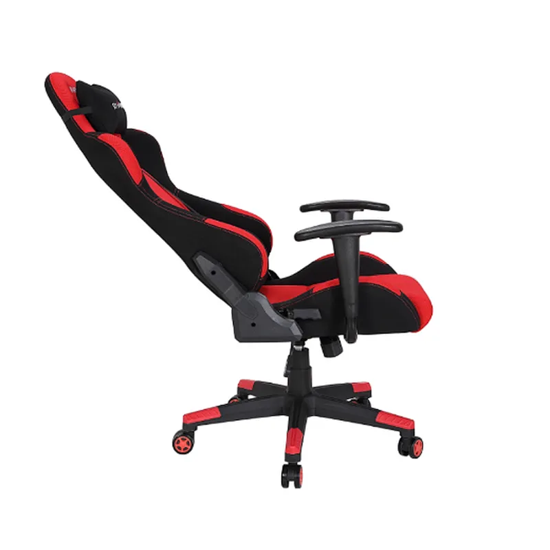 Modern Black&Red Adjusting Headrest Pu Leather High Back Gaming Chair