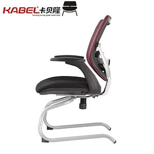 China Office Furniture Middle Back Swivel Mesh Conference Office Metal Frame Office Visitor Chair
