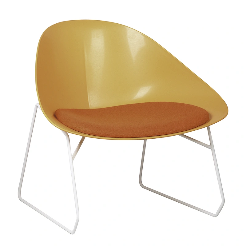 Nordic Europe Hotel Modern Comfort Leisure Plastic Chair for Coffee Shop
