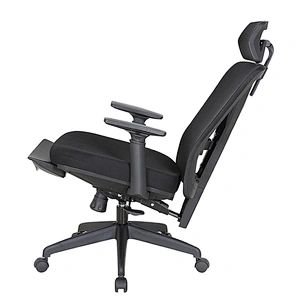 Bifma standard Armrest adjustable Ergonomic High Back office chair with footrest