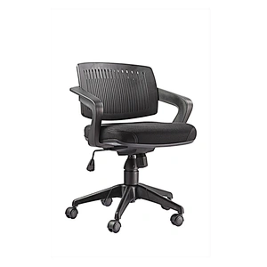 Nylon Base Plastic Office Low Back Mesh Chair