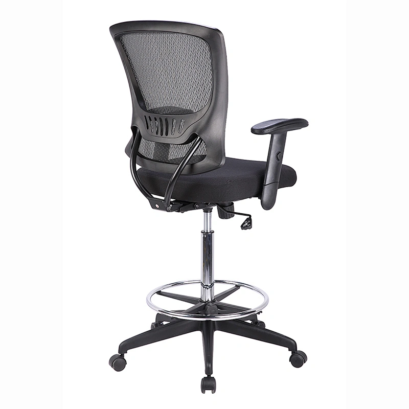 china supplies lumbar support adjustable armrest swivel drafting chair office chair with footrest